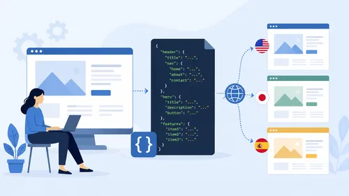 JSONを使ってWebサイトを翻訳する方法